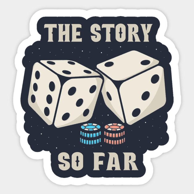 the story so far Sticker by Hsamal Gibran